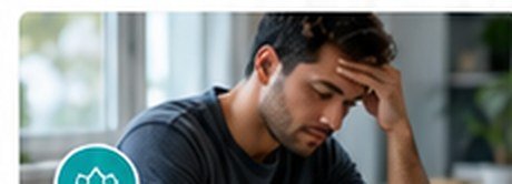 Man receiving support for ADHD and depression
